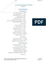 STAAD - Foundation Tank Ringwall Calculation Sheet