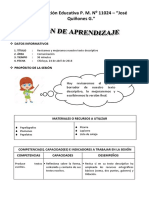 Sesion de Aprendizaje - Revisamos y Mejoramos Nuestro Texto Descriptivo