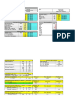 Input Data: Inlet Conditions Other Information