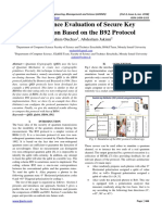 Performance Evaluation of Secure Key Distribution Based On The B92 Protocol