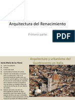 Arquitectura y Urbanismo Del Renacimiento - 1