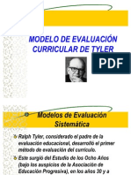 Modelo de Evaluación Curricular de Tyler