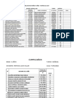 Asistencia Marzo