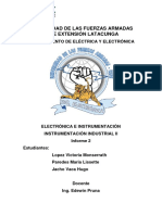 Informe - Ajuste y Calibración de Las Variables Nivel, Temperatura y Presión