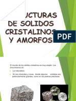 Generalidades de Solidos Cristalinos y Amorfoss