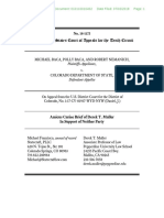 Amicus Curiae Brief of Derek T. Muller in Support of Neither Party, Baca v. Colorado Department of State, 10th Circuit, 18-1173