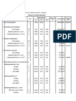 Civil Estimate of One Storey 60x30 RC School