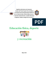 Educación Física, Deporte y Recreación