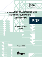 The Design of Transmission Line Support Foundations