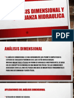  Análisis Dimensional y Semejanza Hidráulica