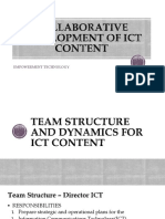 Collaborative Development of ICT Content