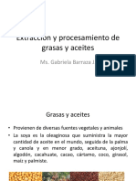 Extracción y Procesamiento Grasas y Aceites