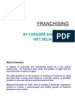 Franchising: by Chandra Shekhar Nift Delhi