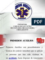 Capacitacion Primeros Auxilios y RCP