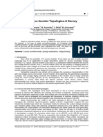 Z Source Inverter Topologies-A Survey