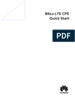 Huawei b612 Lte Cpe User Manual