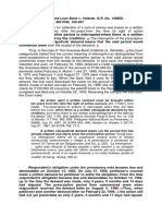 The Prescriptive Period Is Interrupted When There Is A Written Extrajudicial Demand by The Creditors