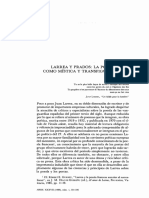 Larrea y Prados: La Poesía Como Mística y Transfiguración