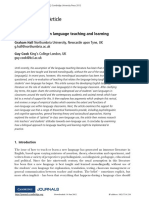 Own-Language Use in Language Teaching and Learning