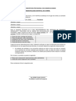 Acta de Recepcion Con Observaciones - Obra 1