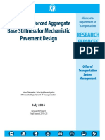 Geogrid Reinforced Aggregate Base Stiffness For Mechanistic Pavement Desgin - MnDOT