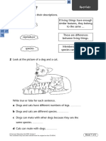 Unit 7D Variations and Classifications