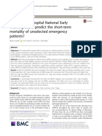 Does The Prehospital National Early Warning Score Predict The Short-Term Mortality of Unselected Emergency Patients?