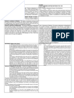 Provisions Agra Law - Table (Ra 1199 and 2263)