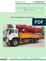 37m Sino Truck Mounted Concrete Pump Truck 20181112