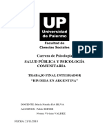 VIH SIDA en Argentina Salud Publica