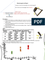 Electromagnet Lab Report