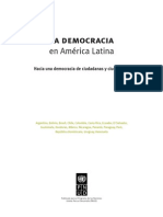 PNUD: Informe "La Democracia en América Latina" (Descargar)