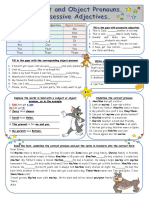 Subject and Object Pronouns. Possessive Adjectives