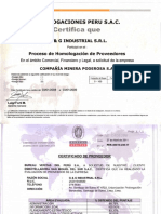 Certificado Homologacion