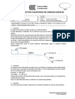 Primera Práctica Calificada de Canales 2018-0