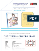 Plan Tutorial de Segundo Grado 2018