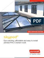 Skypod: Eye-Catching, Affordable and Easy To Install Pitched PVC-U Lantern Roofs