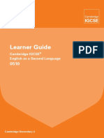 Cambridge Learner Guide For Igcse English As A Second Language