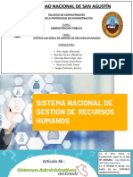 Sistema Nacional de Gestion de Recursos Humanos