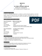 Bangladeshi CV Template