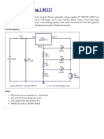 Lamp Flasher Using LM317