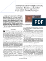 Rectenna Design and Optimization Using Reciprocity Theory and Harmonic Balance Analysis For Electromagnetic (EM) Energy Harvesting