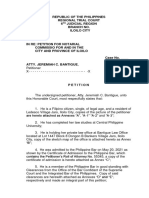 Republic of The Philippines Regional Trial Court 6 Judicial Region Branch No. Iloilo City