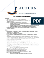 Co-Rec Flag Football Rules: Eligibility