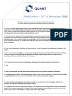 Quant Network AMA - 10th December 2018 PDF