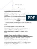 2015-2018 Tax Bar Questions