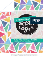 X Jornadas de Sociología de La UNLP - Programa Completo