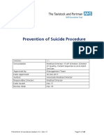 Prevention of Suicide Procedure