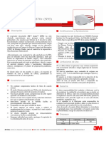 3M Protección Respiratoria Desechable - 1870+