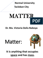 MATTER Properties States Changes Measuring